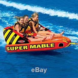 Sportsstuff Super Mable Inflatable Triple Rider Towable Tube (53-2223)