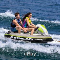 Sportsstuff Xcelerator 2 Person Inflatable Water Lake Ocean Towable Ride On Tube