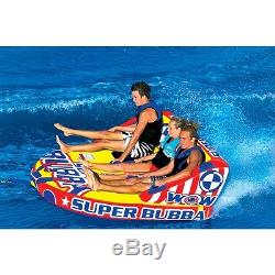 Super Bubba 1-3 persons tube inflatable towable lounge water-ski WOW watersports