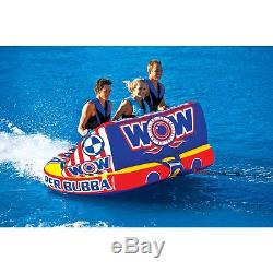 Super Bubba 1-3 persons tube inflatable towable lounge water-ski WOW watersports