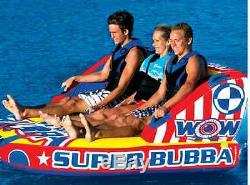 Super Bubba 3-Person Towable Tube Lounge Water Tubing WOW World Watersports -NEW