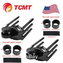 TCMT Pro CNC Aluminum Boat Wakeboard Tower Rack Glossy Black Easy Installat 2PCS