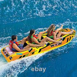 Three Rider Lake Boat Towable Tube Water Pulling Inflatable Tubing 3 Person