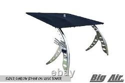 Universal Wakeboard Tower Bimini Top Onyx Black Big Air Super Shadow Bimini