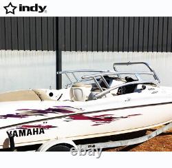 Upgraded Indy Max Forward Facing Wakeboard Tower Glossy Black defect