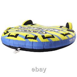 VEVOR Inflatable Towable Tube for Boating 1-3 Rider with Bumper Fins Water Sport