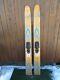 Vintage Set Of Wooden 65 Long Waterskis Water Skis Signed Sea Glider Laurentien