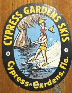 VTG Cypress Gardens Water Skis Dick Pope Jr 67 Inch