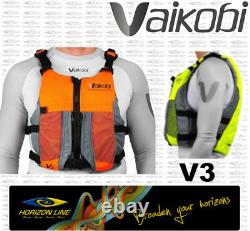 Vaikobi V3 Ocean Racing PFD Kayak, Ski, Outrigger & SUP lightweight lifejacket