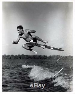 Vintage 1960s Hedlund Wood Jumper Water Skis Jimmy Flea Jackson Model 68 Rocker