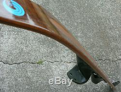 Vintage 1970's Connelly Comp 2, 67 Inlaid Mahogany Wood Water Ski NICE