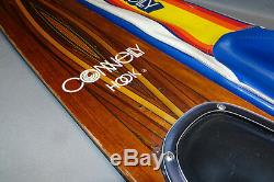Vintage CONNELLY HOOK 67 WOOD WATER SKI with BAG