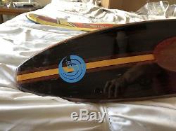 Vintage Connelly Comp-2 Mahogany Wooden Slalom Water Ski 69