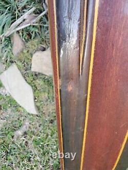 Vintage Connelly Hook Wood Slalom Water Ski 65 Beautiful Inlay with Case