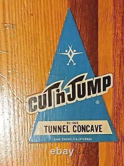 Vintage Cut-N-Jump TC-505 Tunnel Concave Water Ski, Possibly From The 60's