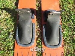 Vintage Cypress Gardens Super Ramp Master Water Skiis. Complete, Nice Condition