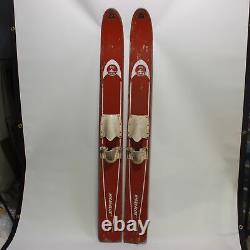 Vintage Hedlund Dixie Clipper Hydro-Flite Wood Water Skis