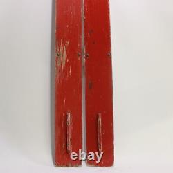Vintage Hedlund Dixie Clipper Hydro-Flite Wood Water Skis