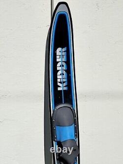 Vintage Kidder KS Made with Kevlar 67 Slalom Blue Water Ski CLEAN GREAT SHAPE