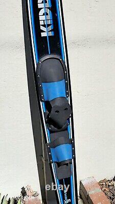 Vintage Kidder KS Made with Kevlar 67 Slalom Blue Water Ski CLEAN GREAT SHAPE