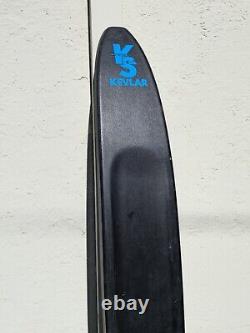 Vintage Kidder KS Made with Kevlar 67 Slalom Blue Water Ski CLEAN GREAT SHAPE