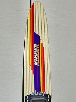 Vintage Kidder Pro Tour Graphite 65 Slalom Water Ski Pro Fin CLEAN GREAT SHAPE