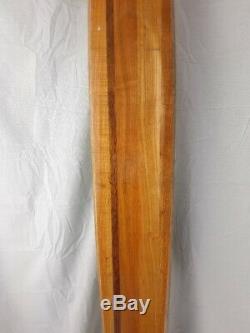 Vintage Maherajah 3.5 Wood Slalom Water Ski Used Collectors Item