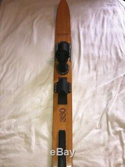 Vintage Maherajah Exotic Wood Pro 360 Water Ski (VERY RARE) Nice Condition 65