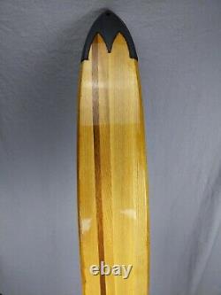 Vintage Maherajah Wooden Water Ski with Vinyl Cover