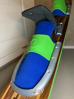 Vintage O'Brien Competition 66 Wood Slalom Water Ski Excellent With OBrien Case