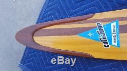 Vintage & Rare Wood Water Ski Cut N Jump Brand Maherajah Cleanest one out there