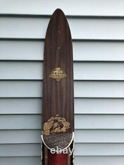 Vintage Taperflex Slalom Water Ski Concave Competition CT5A