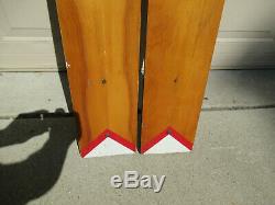 Vintage Wood Jumper Water Skis Grand Rapids Mich 65 Rare Find Aquamaster Cabin