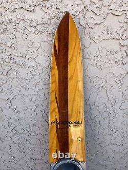 Vintage Wood Maharajah Water Competition Slalom Ski Rare Single W Original case