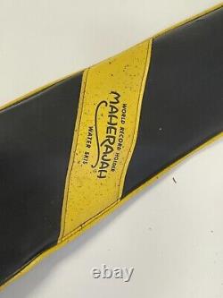 Vintage Wooden Maharajah Water Slalom Ski JACK 69.5 L withCase Cover RARE