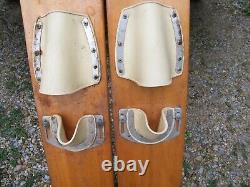 Vintage X 59 Wooden Water Ski Set of Two / Wall Art / Collectables 1950-60s