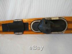 Vintage, slalom-MAHERAJAH-water ski (63x6.5)lam. Wood + carry case