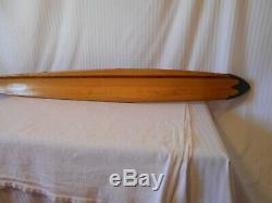 Vintage, slalom-MAHERAJAH-water ski (63x6.5)lam. Wood + carry case