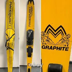 Vtg Maherajah LAPOINT Competition slalom water ski graphite 68 with Carry Bag