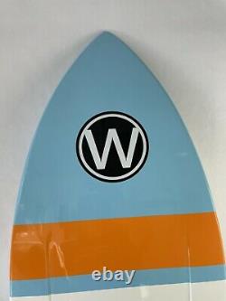 WAKESURF BOARD wakeboards lakes oceans Surf Boards wakeskate comp 4'6 Stripe O
