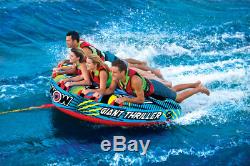 WOW Giant Thriller 1-4 Rider Inflatable Water Deck Tube Boat Towable 18-1030
