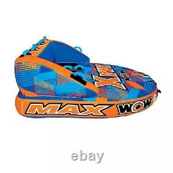 WOW MAX 1, 2 or 3 Person Inflatable Towable Tube Boat Water Raft Float FAST SHIP