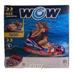 WOW MAX 3 Rider Towable With Front And Back Tow Points