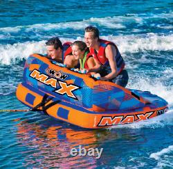 WOW Max 1 3 Person Towable Tube Boating Fun Watersports