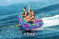 WOW Sports Inflatable Towable Tube for 1-3 Riders