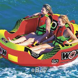 WOW Watersports Go Bot 2 Cockpit Towable Tube 2-Person