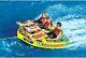 Wow Watersports Macho Combo 3 Person Inflatable Towable Deck Boating Tube