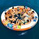 Wow Watersports Stadium Islander 12 Person Pool Lake Float Lounge Island 14-2090