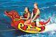 Wow Watersports Super Dog 2-person Rider Inflatable Towable Boat Tube Sportsstuf