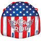 Wow Watersports Usa American Flag Towable Tube Patriotic Merica 1-2 Person Boat
